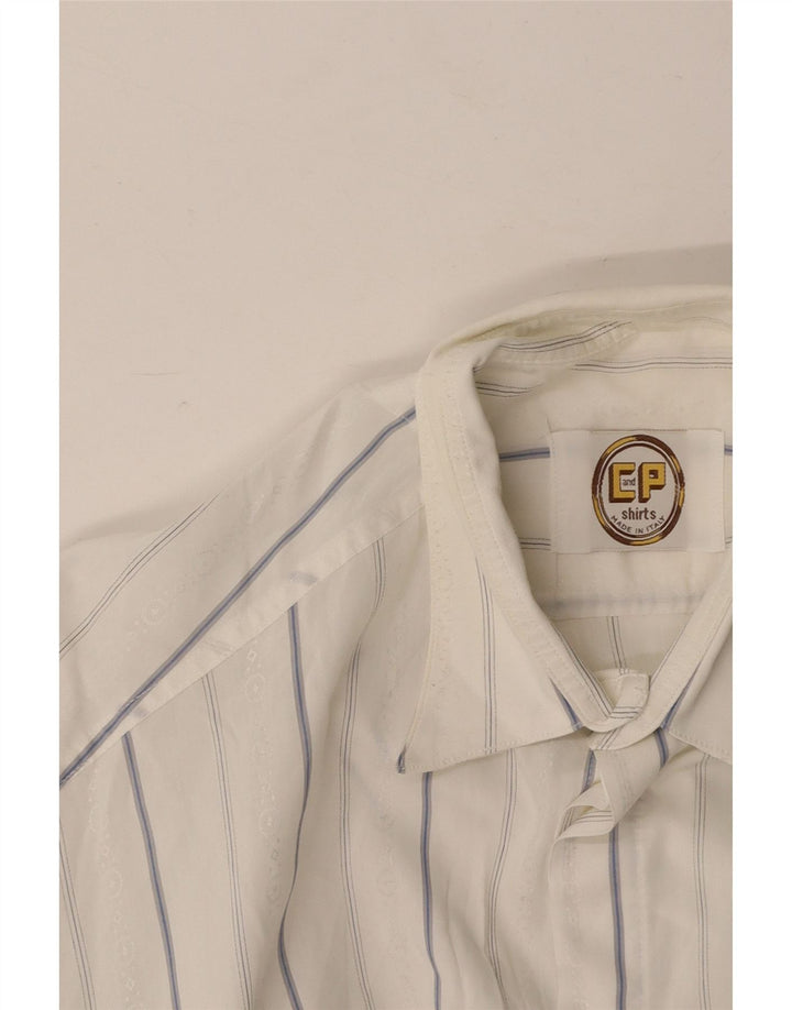 Мужская рубашка VINTAGE, большая белая полоска