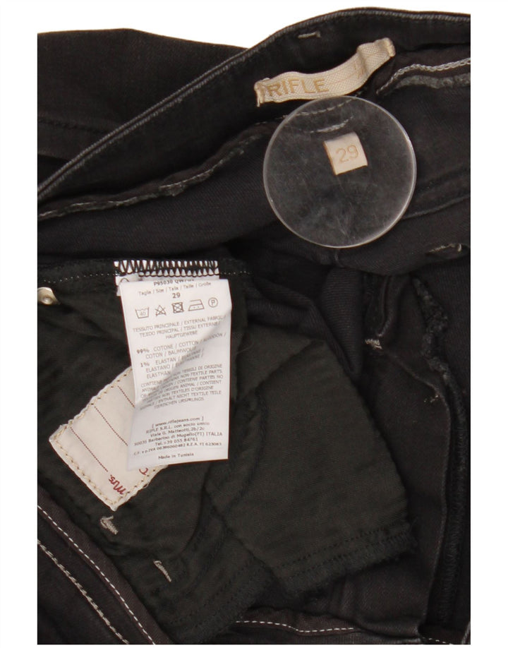 Женские джинсы скинни Rifle W29 L29, черный хлопок