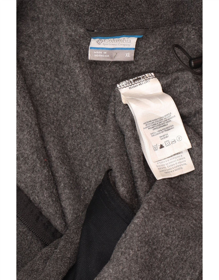 Мужская флисовая куртка Columbia UK 42 XL, серый полиэстер