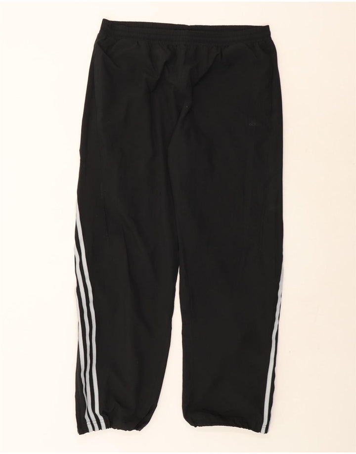 Мужские спортивные брюки Adidas, большие черные из полиэстера