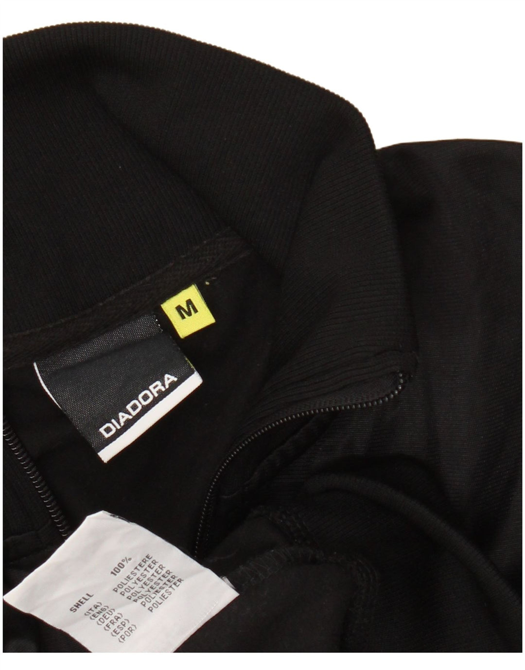 Женский спортивный костюм DIADORA, верхняя куртка UK 14, средний черный полиэстер