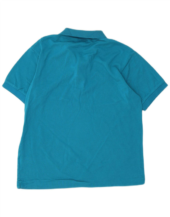 Мужская рубашка поло Lacoste классического кроя, размер 4, средний синий хлопок