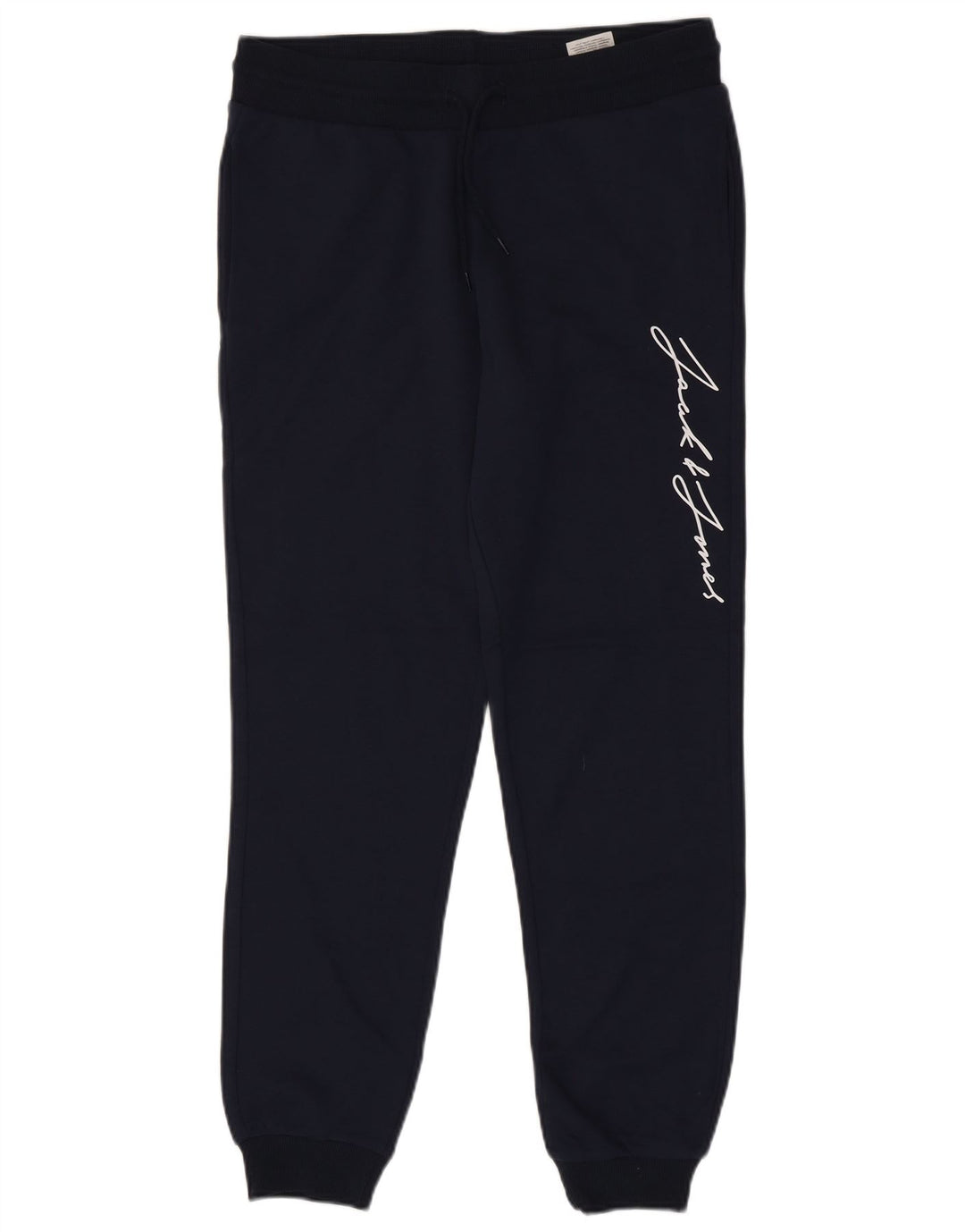 Мужские спортивные брюки с рисунком Jack & Jones, джоггеры, средние, темно-синие