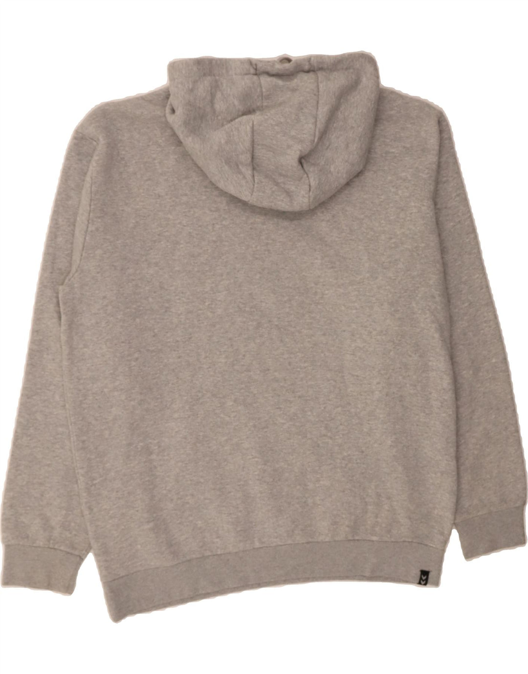 HUMMEL Mens Graphic Oversized Hoodie Jumper Medium Grey Cotton Vintage Hummel and Second-Hand Hummel from Messina Hembry 