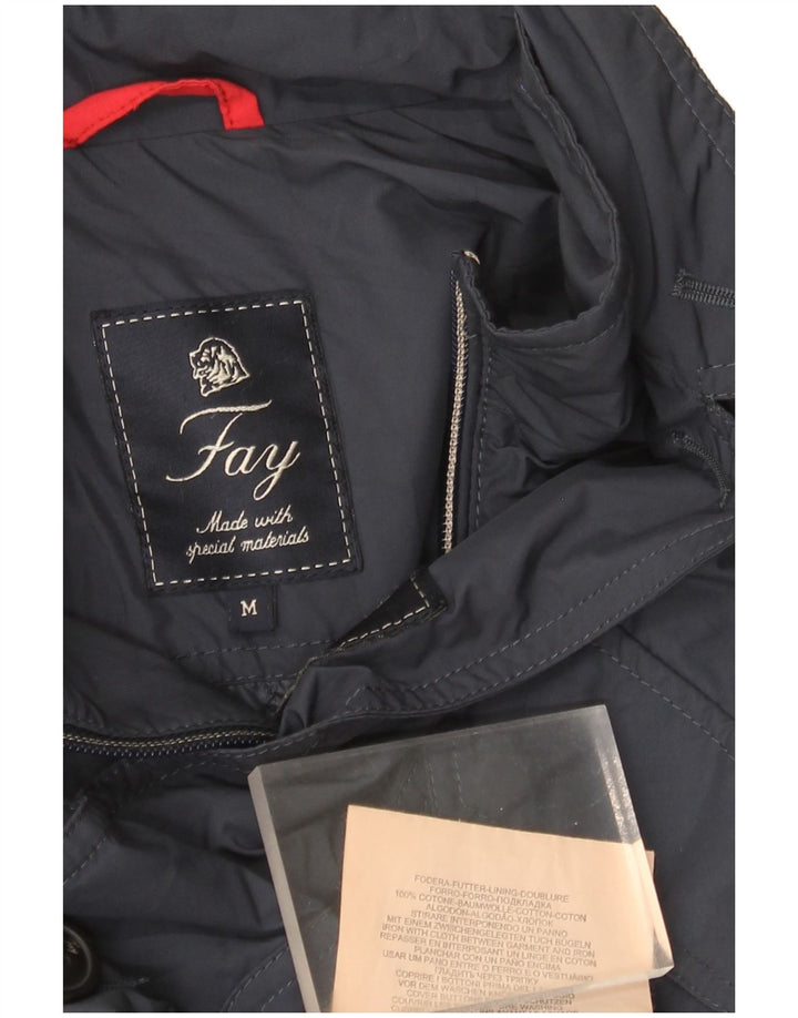 Мужская куртка Fay Utility UK 38, средний темно-синий хлопок