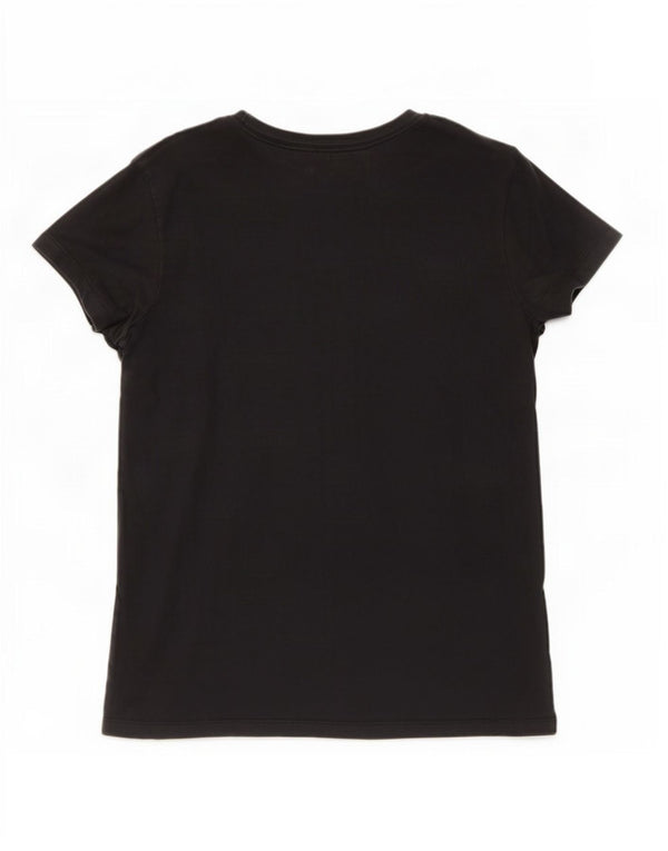 Женская футболка с рисунком Nike Top UK 18 XL, черный хлопок