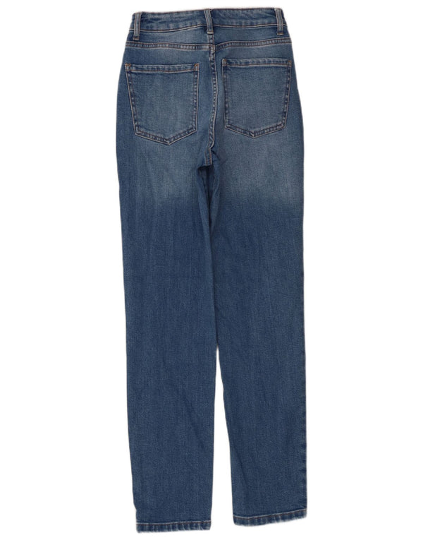 Женские узкие джинсы Jack Wills Stella с высокой посадкой W24 L28, синие, хлопок