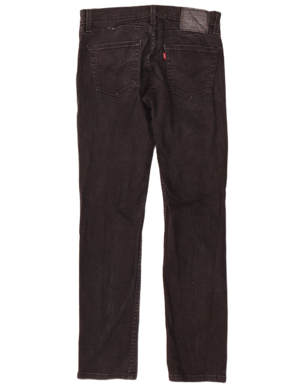 Мужские джинсы Levi's Slim 511 W29 L32, черный хлопок