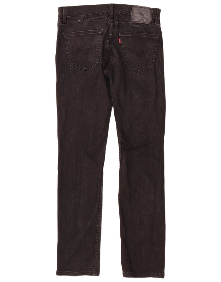 Мужские джинсы Levi's Slim 511 W29 L32, черный хлопок