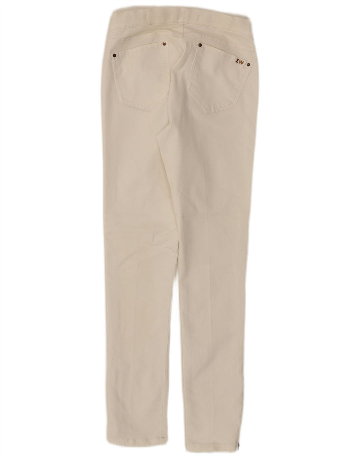 Женские узкие джинсы Zara EU 38, маленькие W28 L28, белые