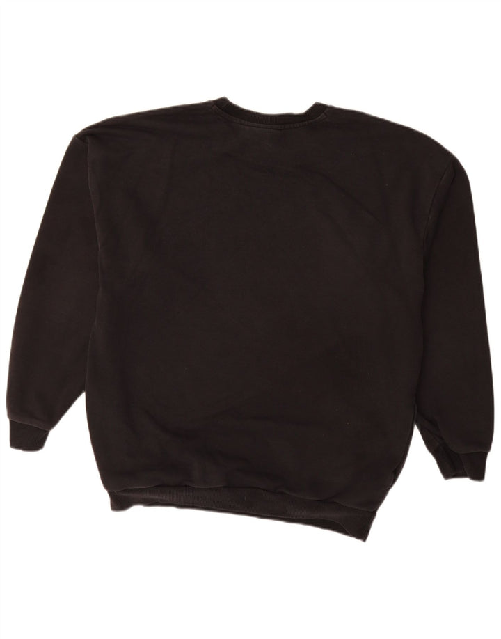 Женский свитер с рисунком ADIDAS UK 14, большой черный хлопок