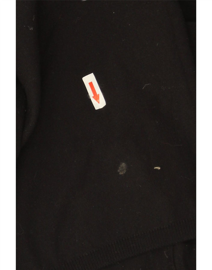 Женский длинный длинный открытый кардиган Zara UK 10, маленький черный