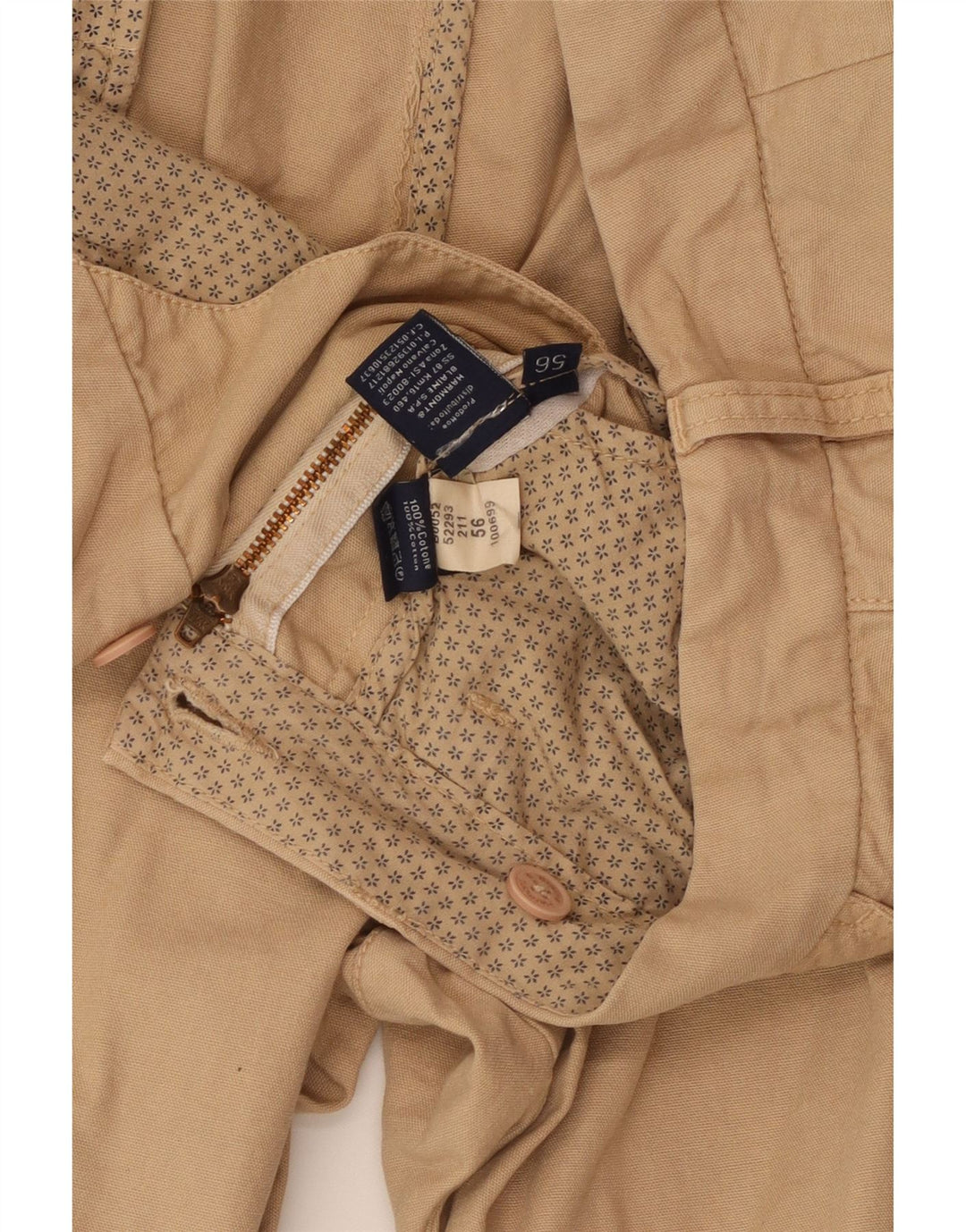 Мужские шорты карго Harmont & Blaine IT 56 3XL W40 Бежевые, хлопок