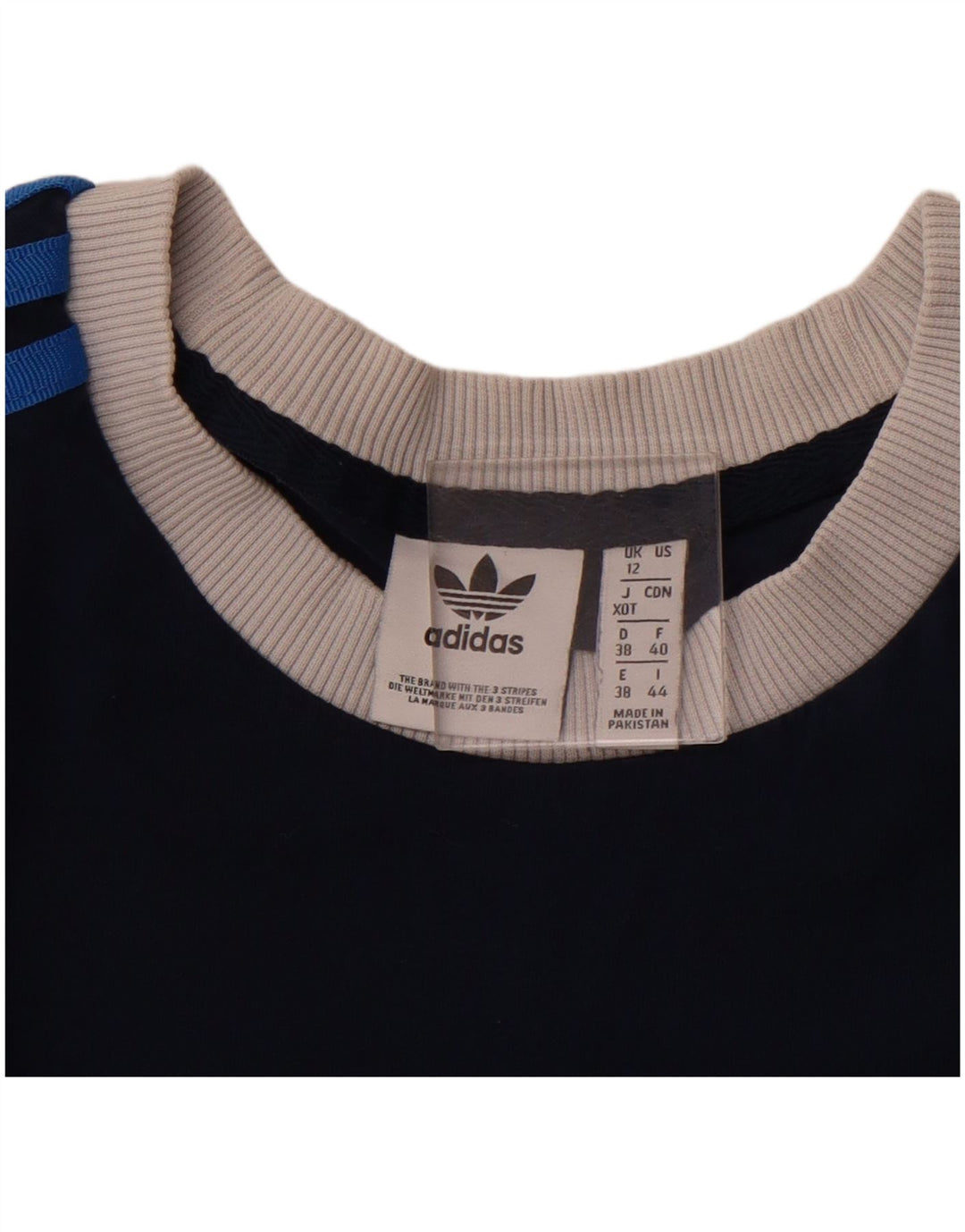 Женская футболка ADIDAS Top UK 12 Medium Navy Blue