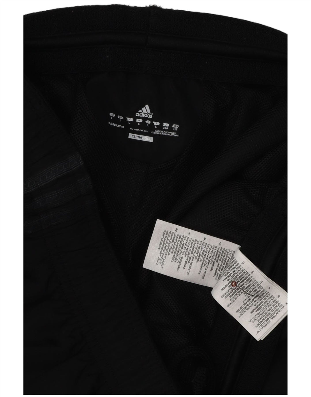 Мужские спортивные брюки-капри Adidas Climacool, большие черные цветные блоки