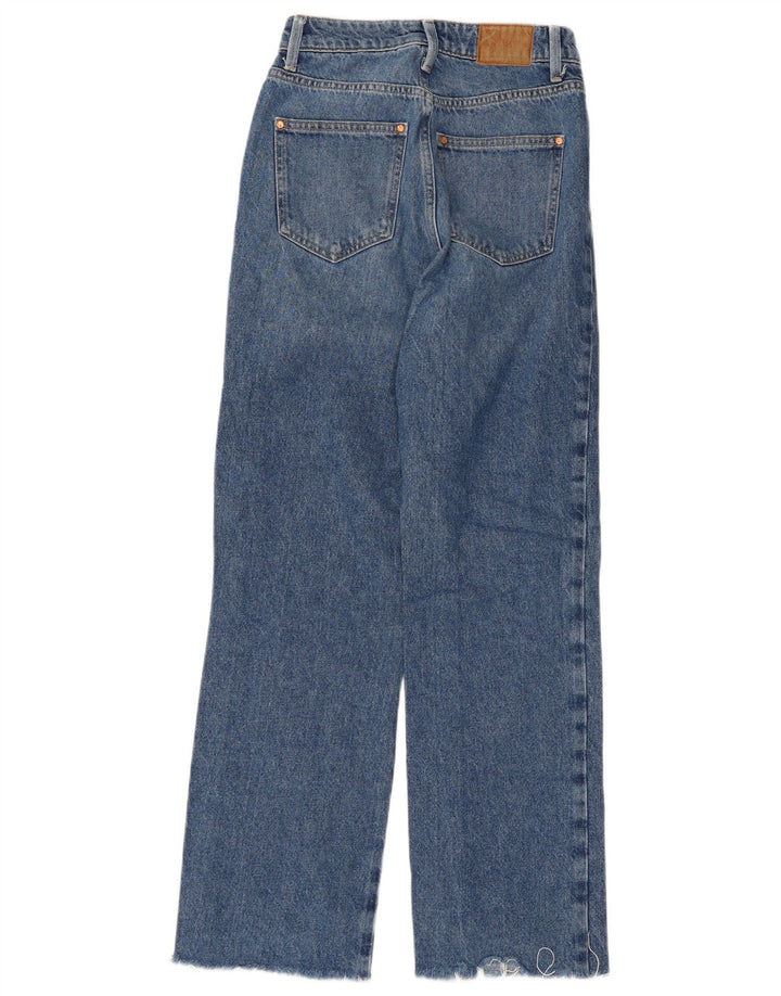 Женские прямые джинсы Zara EU 34 2XS W24 L29 синие