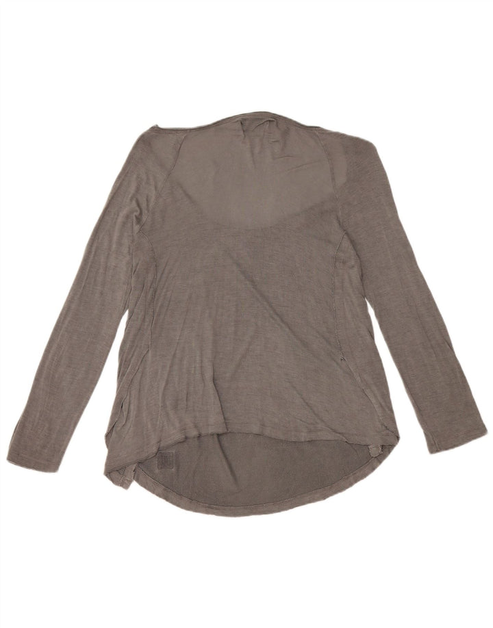 Женский топ Diesel с длинным рукавом UK 10, маленький серый