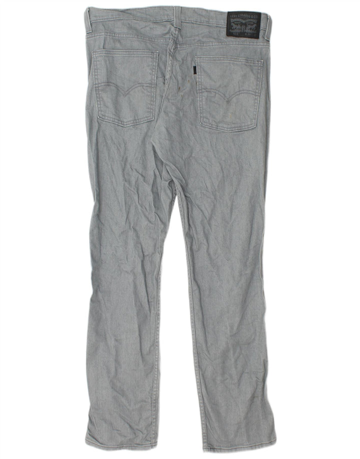 Мужские джинсы Levi's 511 Slim W34 L32 Серые хлопковые