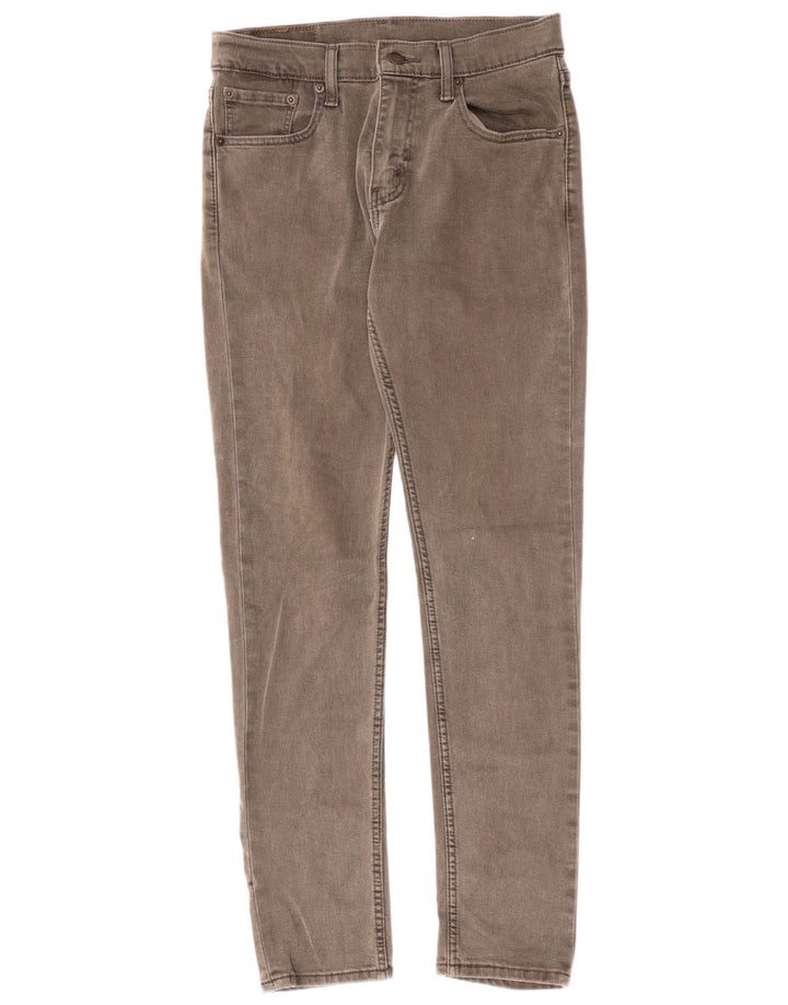 Мужские зауженные зауженные джинсы Levi's 512 W30 L32 Серые хлопковые