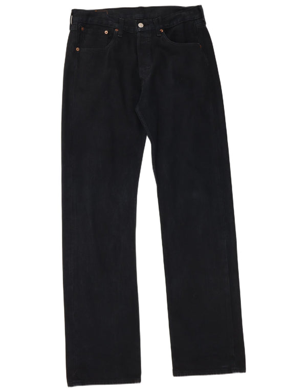 Мужские прямые джинсы LEVI'S 501 W31 L34 Темно-синие