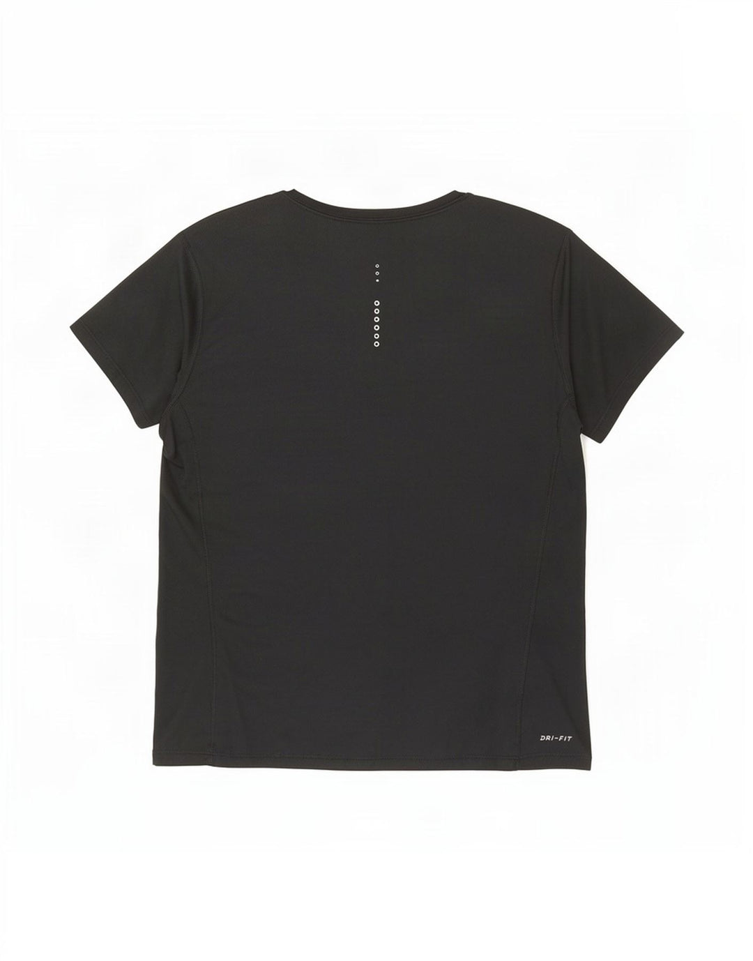 Женская футболка Nike Dri Fit Top UK 14, большой черный полиэстер