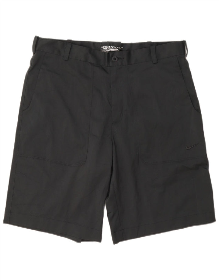 Мужские шорты чинос Nike Dri Fit W32, средний черный полиэстер