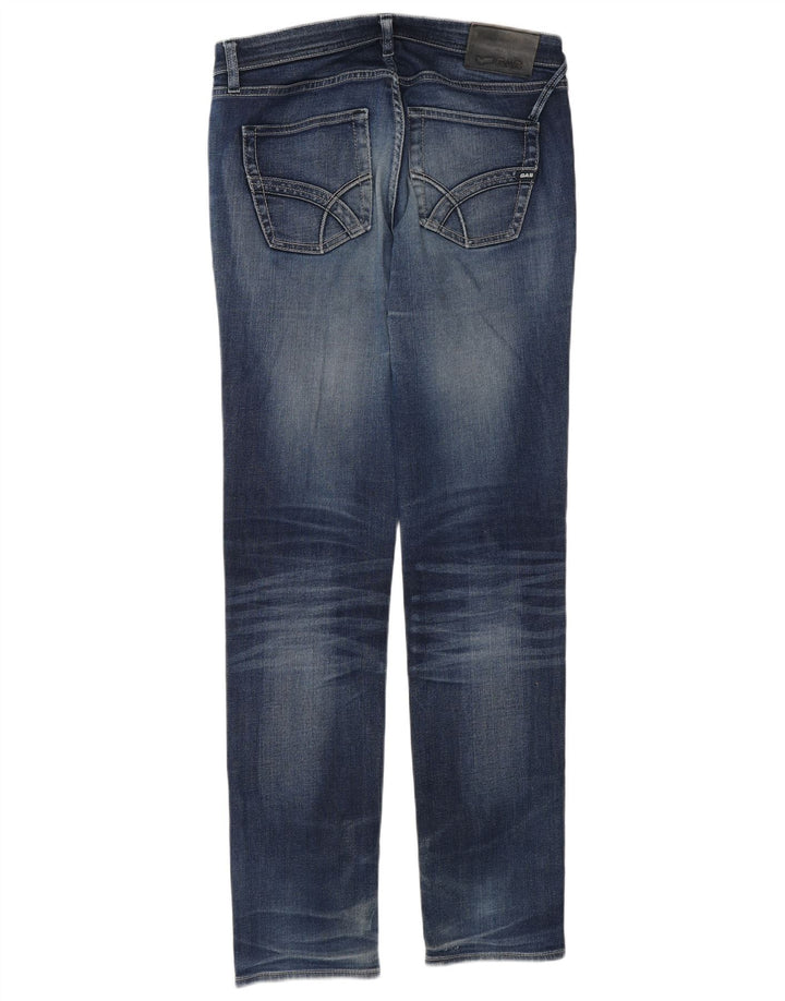 Мужские джинсы Gas Albert Slim W32 L34, синий хлопок