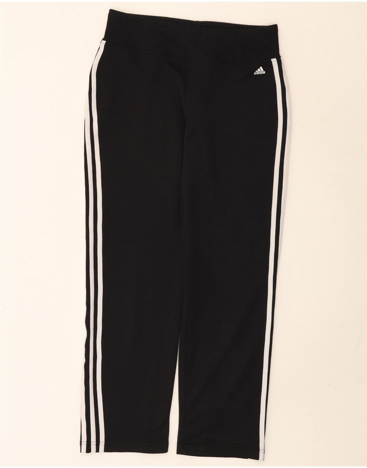 Женские спортивные брюки Adidas UK 14, средний черный полиэстер