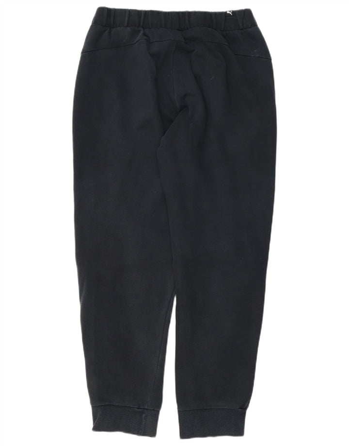 Мужские спортивные брюки с рисунком Puma, джоггеры, средний черный, хлопок