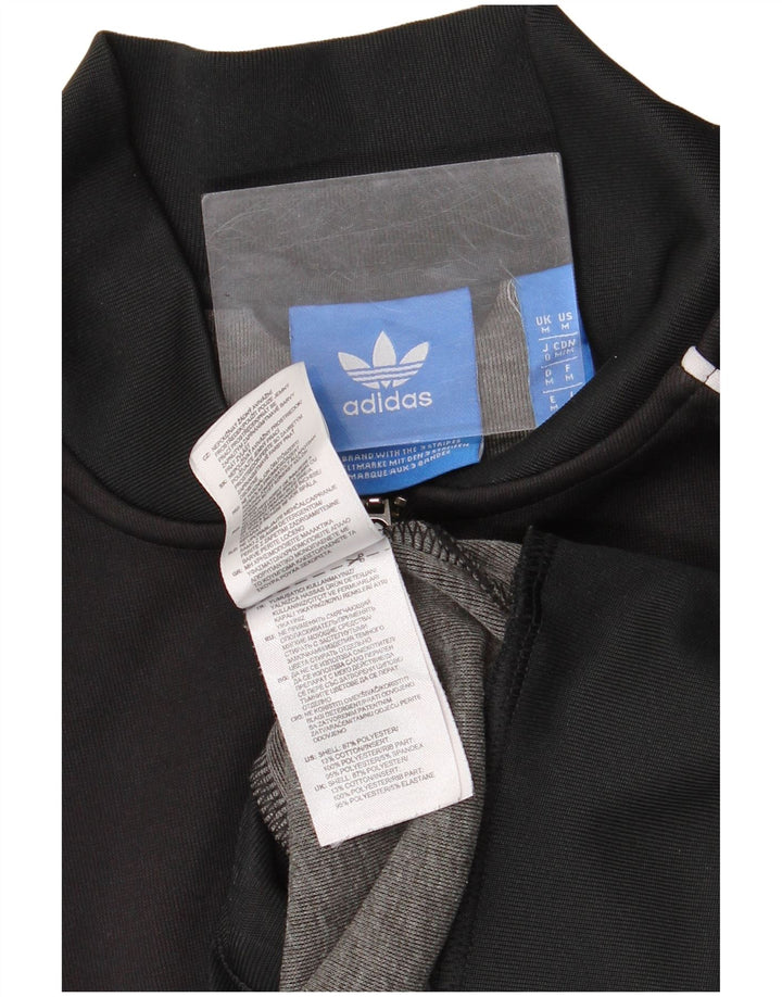 Мужской спортивный костюм Adidas, верхняя куртка, средний черный, полиэстер с цветными блоками