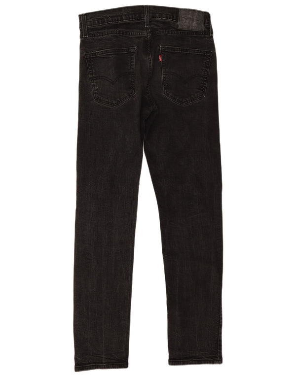 Мужские зауженные джинсы Levi's 502 W32 L31, черный хлопок