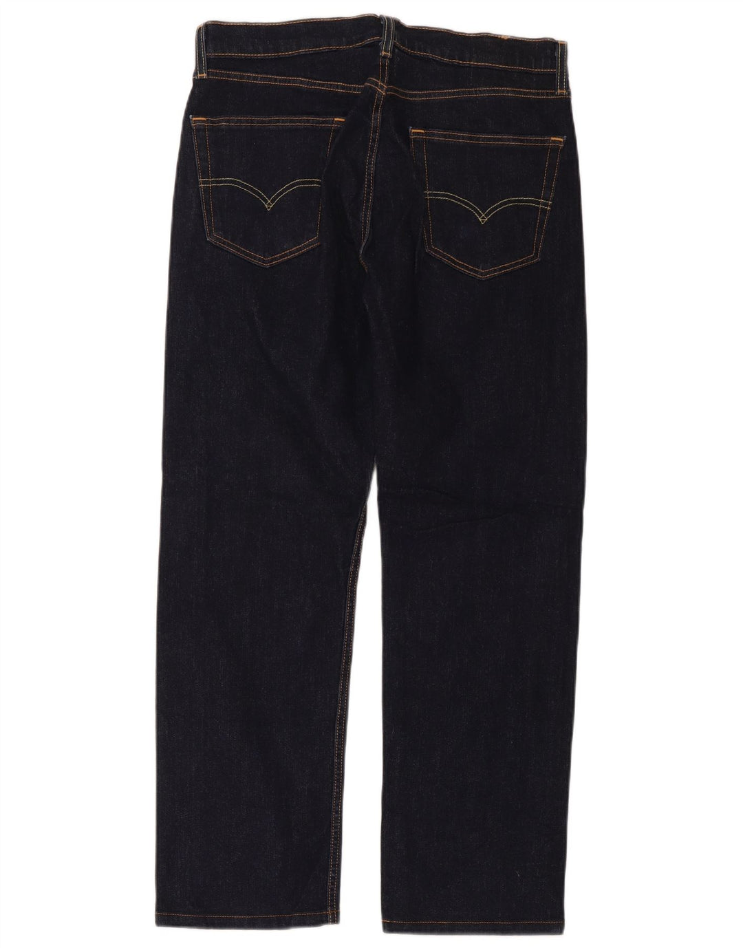Мужские прямые джинсы Levi's W32 L32 темно-синие, хлопок