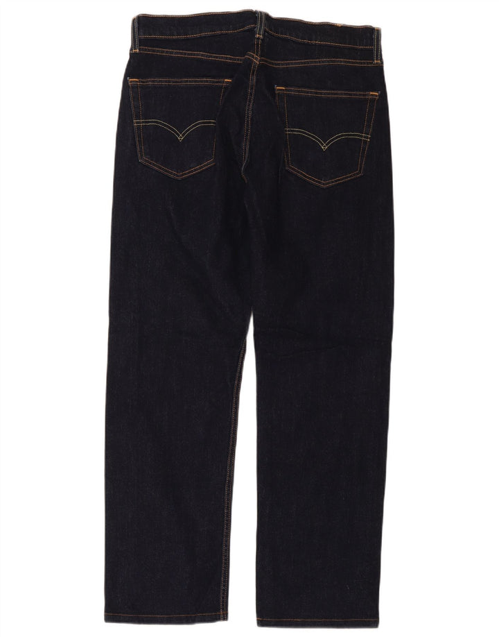 Мужские прямые джинсы Levi's W32 L32 темно-синие, хлопок