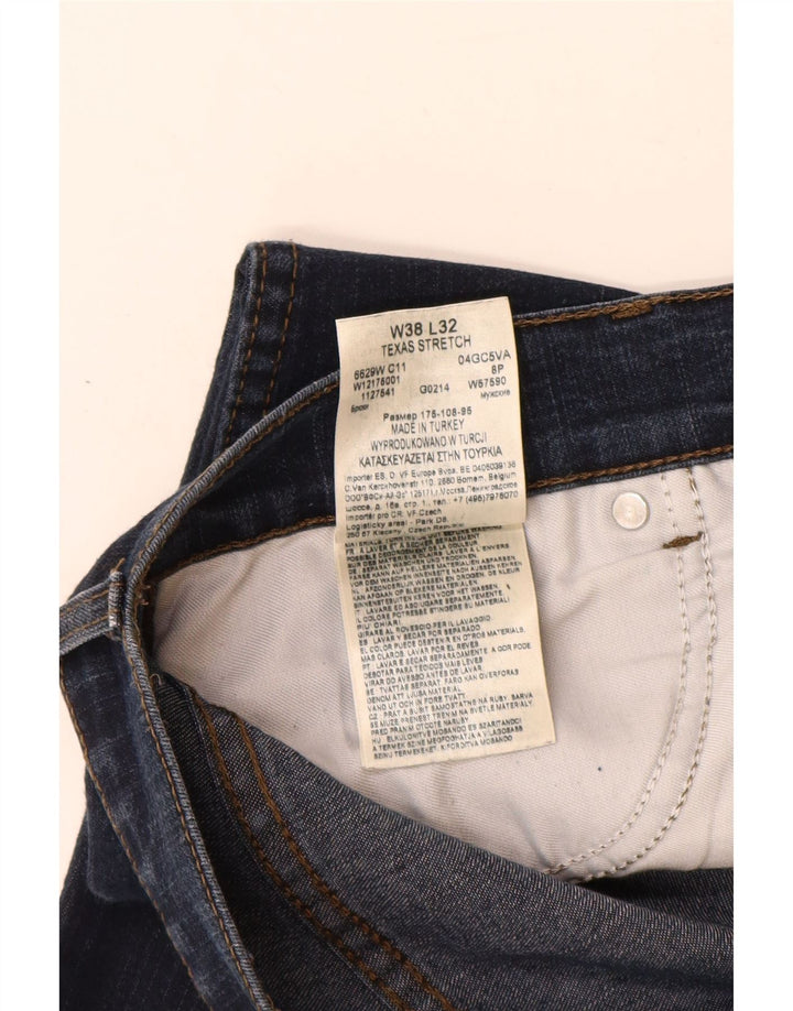 Мужские прямые джинсы Wrangler Texas Stretch W38 L32, темно-синий хлопок