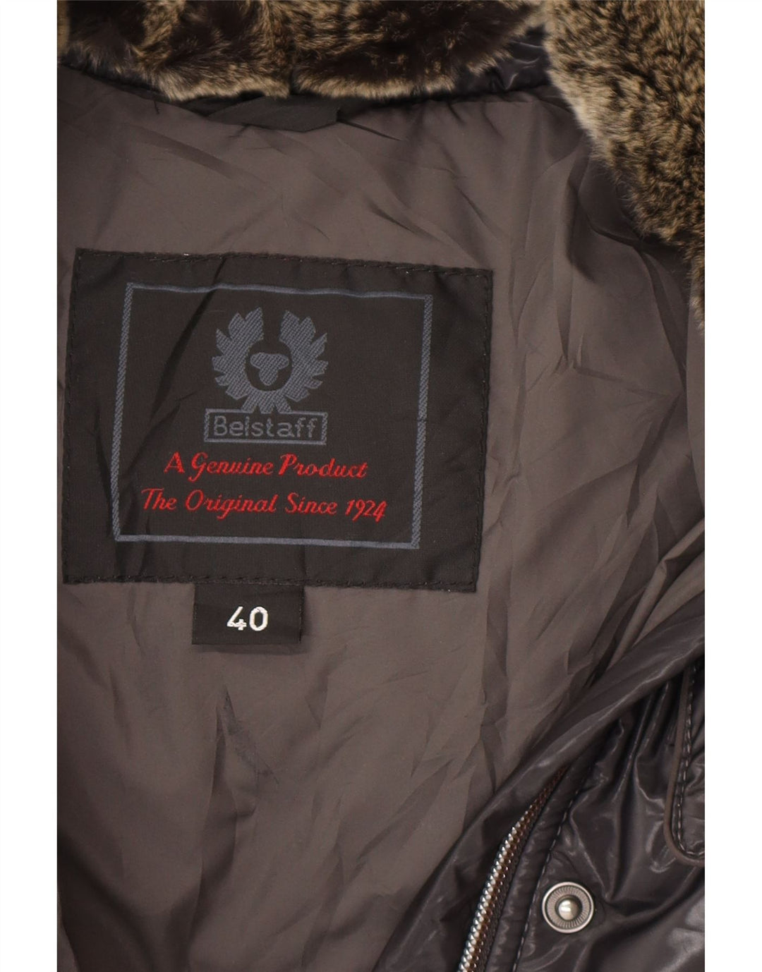 BELSTAFF Женская стеганая куртка EU 40, маленький серый нейлон