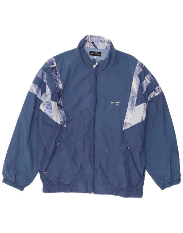 Мужской спортивный костюм JEAN LEDUC, верхняя куртка 2XL, синий полиэстер с цветными блоками