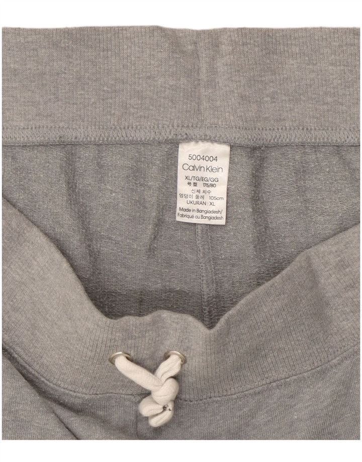 CALVIN KLEIN Женские спортивные брюки Джоггеры UK 18 XL Серые в крапинку