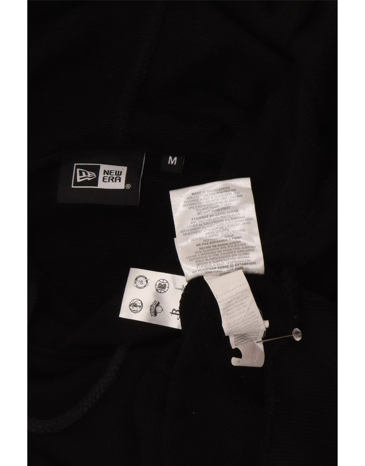 Мужской джемпер с капюшоном New Era NBA, черный, хлопковый, среднего размера