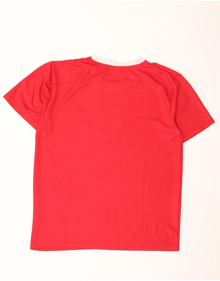 Женская футболка с рисунком Umbro Top UK 16, большой красный полиэстер