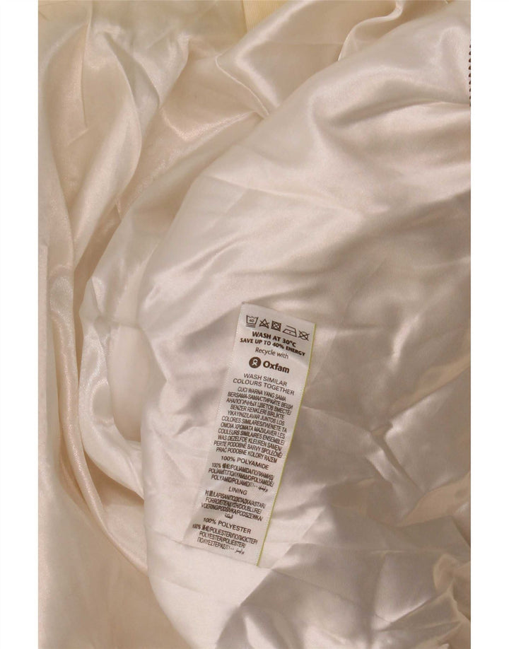 Женская куртка с капюшоном Marks & Spencer UK 16, большая, белого цвета