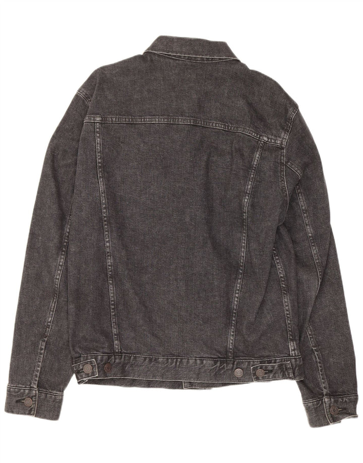 Мужская джинсовая куртка Gap UK 34 XS Серая, хлопок