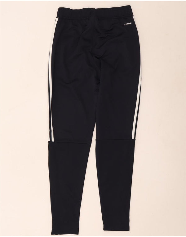 Женские спортивные брюки Adidas Aeroready UK 10, маленькие темно-синие, полиэстер