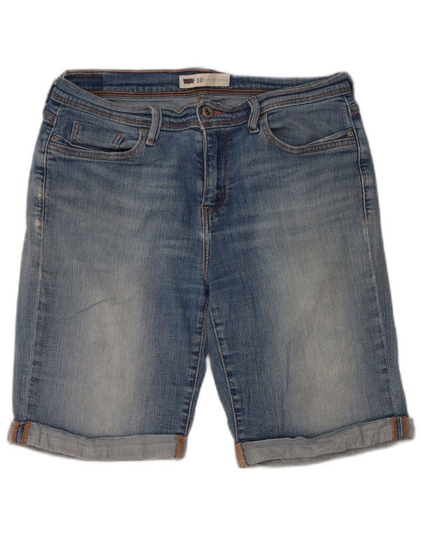 Женские джинсовые шорты LEVI'S со средней посадкой US 10, средний размер W30, синий хлопок