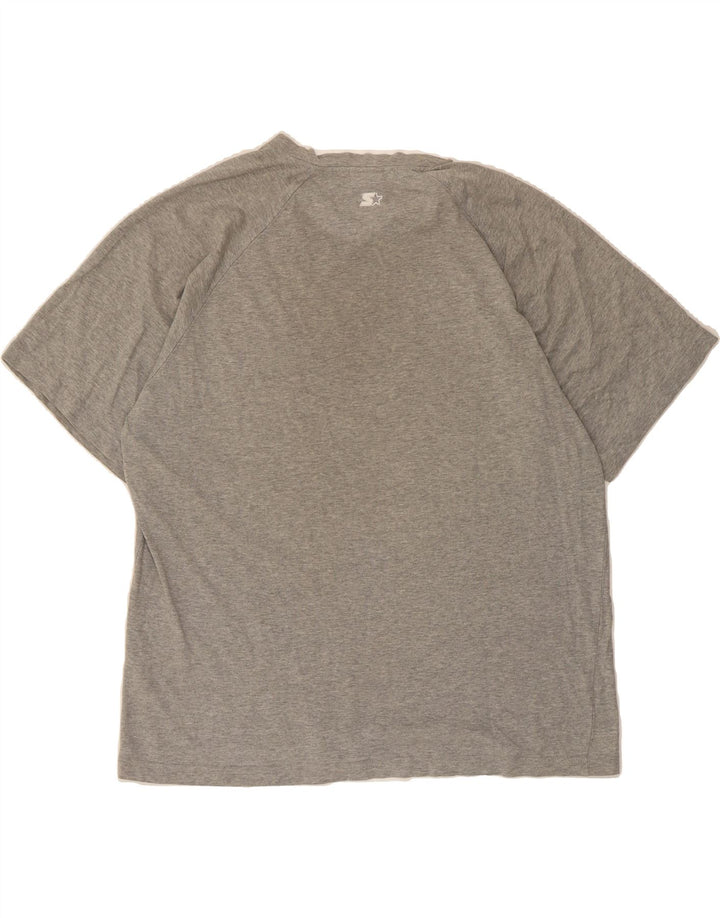 STARTER Mens Graphic T-Shirt Top Large Grey Cotton Vintage Starter and Second-Hand Starter from Messina Hembry 