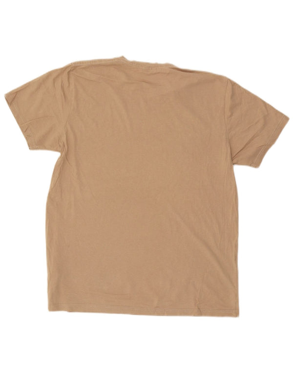 Мужская футболка с рисунком Jack & Jones Top XL, бежевый хлопок