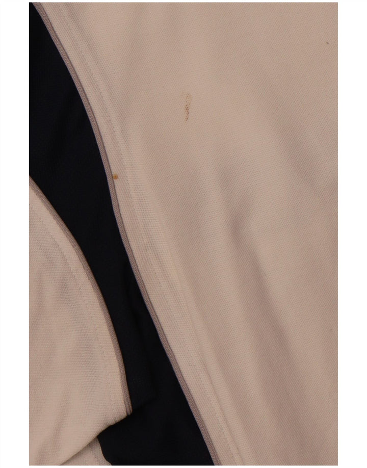 Мужская футболка KAPPA, маленькая, белая, хлопковая, спортивная с цветными блоками