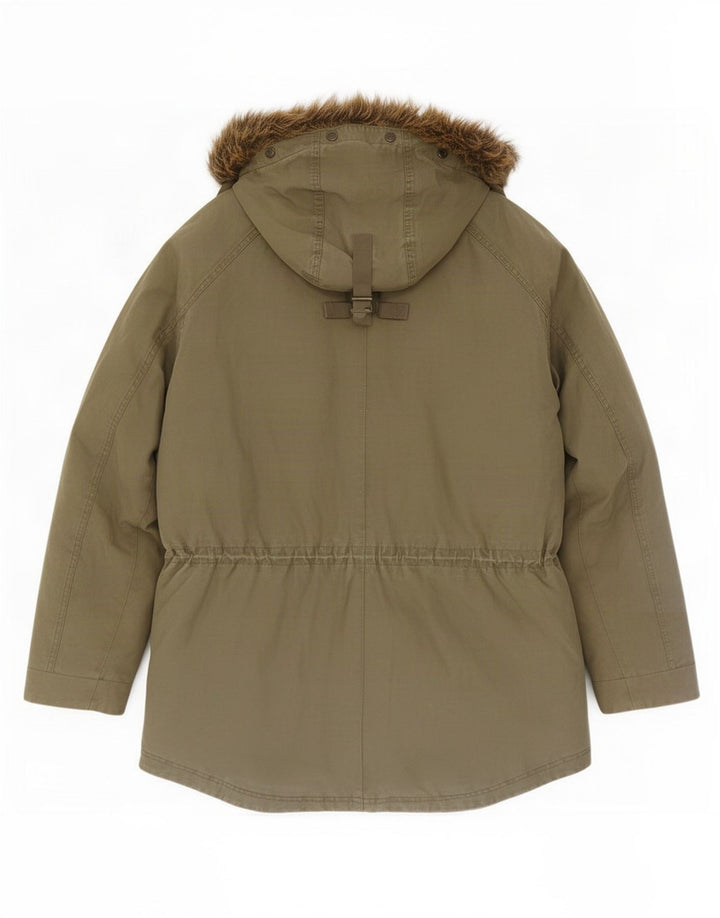 Мужская парка Timberland с капюшоном UK 38 Средний Хаки