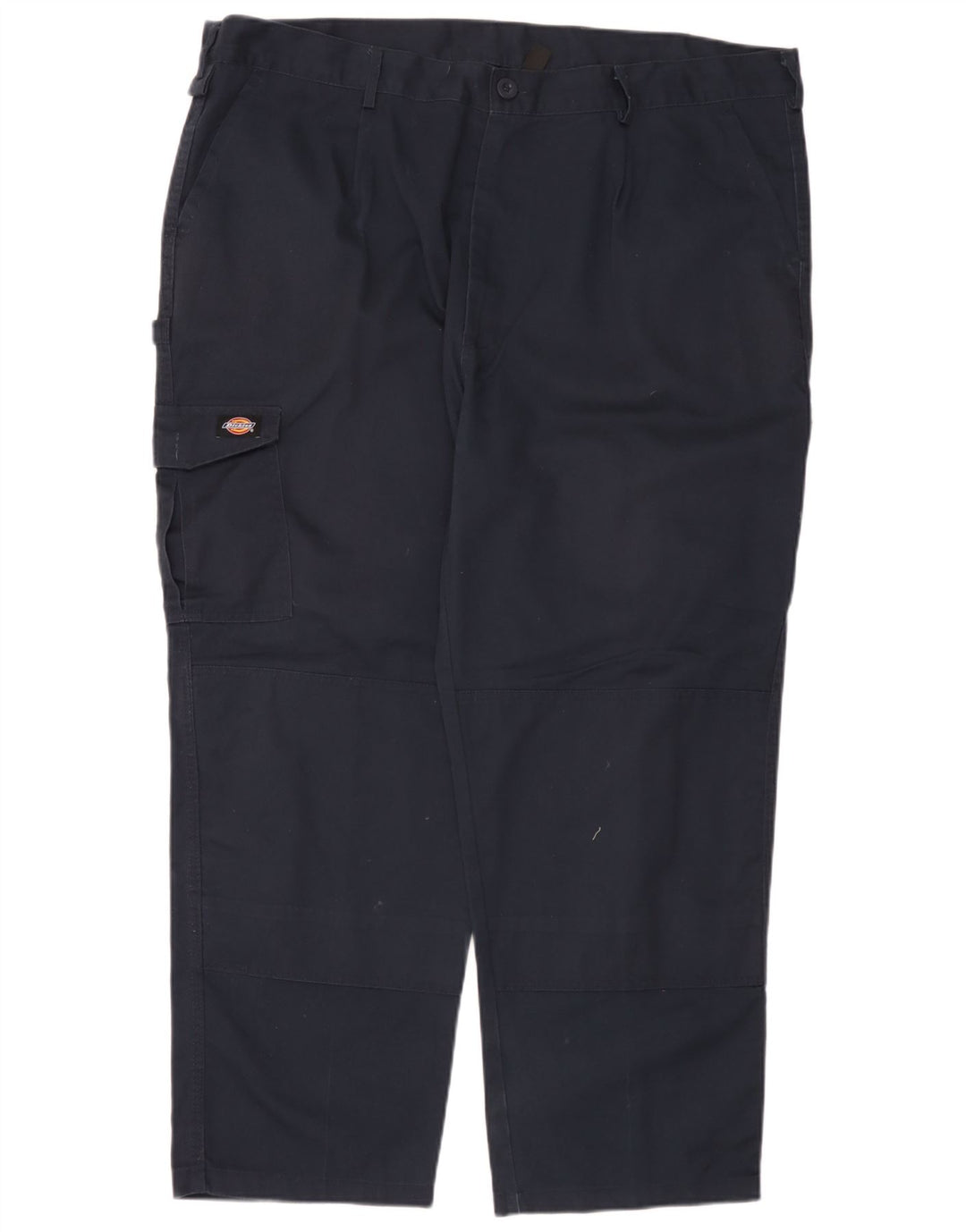 Мужские прямые брюки-карго Dickies W44 L28 темно-синие из полиэстера