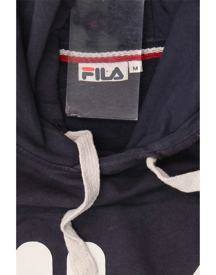Fila Мужской джемпер с капюшоном с рисунком, средний, темно-синий