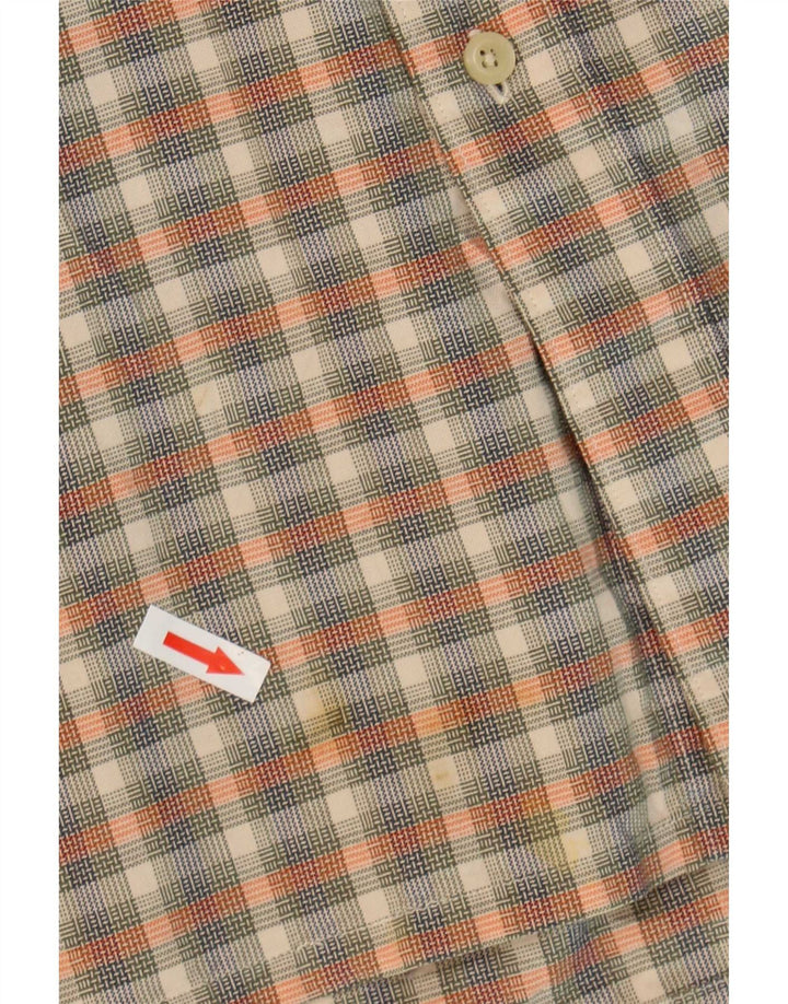 Мужская рубашка Nautica XL, хлопковая разноцветная клетка